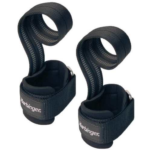 Harbinger Big Grip Pro Lifting Straps (Gurtni) Black (Fekete)