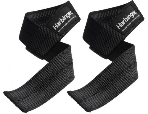 Harbinger Big Grip Lifting Straps (Gurtni) Black (Fekete)