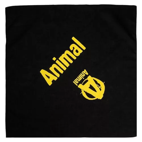 Universal Nutrition Animal Bandana Black with Yellow Logo Kendő
