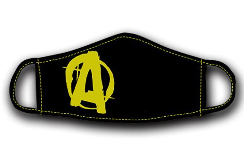 Universal Nutrition Animal Face Mask Black with Yellow Logo Size S Animal Arcmaszk Méret S