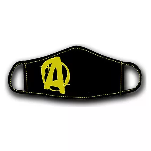 Universal Nutrition Animal Face Mask Black with Yellow Logo Size S Animal Arcmaszk Méret S