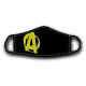 Universal Nutrition Animal Face Mask Black with Yellow Logo Size S Animal Arcmaszk Méret S