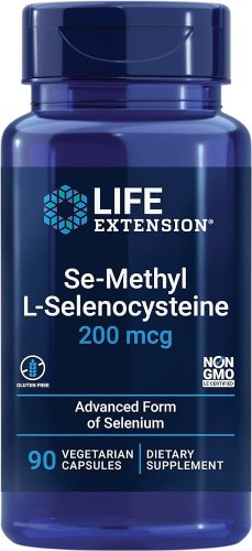 Life Extension Se-Methyl L-Selenocysteine 200mcg 90 Veg Capsules 90 kapszula