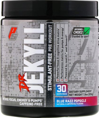ProSupps Dr. Jekyll Stimulant-Free Pre-Workout 210g Blueberry Lemonade (Áfonya Limonádé)