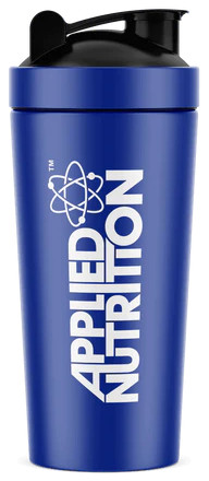 Applied Nutrition Metal Shaker 739ml Blue With White Logo (Kék Fehér Logóval)