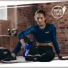 Applied Nutrition Metal Shaker 739ml Blue With White Logo (Kék Fehér Logóval)
