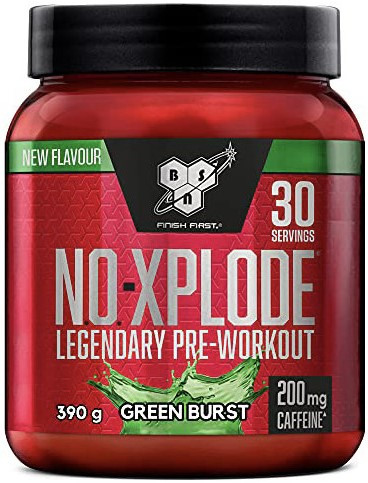 BSN N.O.-Xplode Legendary Pre-Workout 390g Green Burst (Kiwi Eper) EXP.:2025/10/01