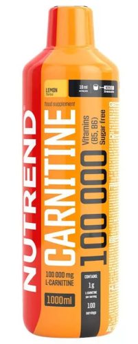 Nutrend Liquid Carnitine 100.000 1000ml Lemon (Citrom)