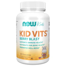   Now Foods Kid Vits™ 120 Chewables 120 Tabletta Berry Blast (Erdei Gyümölcs)