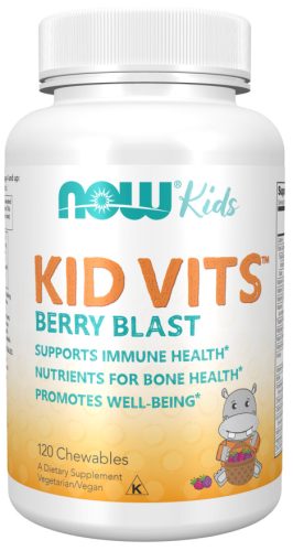 Now Foods Kid Vits™ 120 Chewables Berry Blast (Erdei Gyümölcs) 120 Tabletta