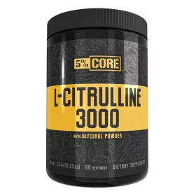 5% Nutrition CORE L-Citrulline 3000 234g Unflavored (Ízesítetlen)