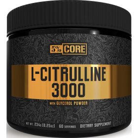   5% Nutrition CORE-L-Citrulline 234g Unflavored (Ízesítetlen)