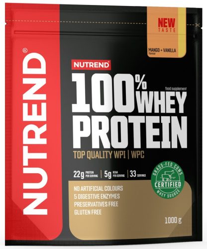 Nutrend 100% Whey 1000g Mango Vanilla (Mangó Vanília)