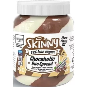  Skinny Foods Chocoholic Spread 350g Orange Flavour & Cocoa (Csokoládé Narancs)
