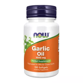 Now Foods Garlic Oil 1500mg 100 Softgels 100 Gélkapszula