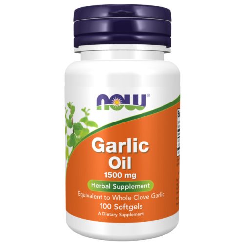 Now Foods Garlic Oil 1500mg 100 Softgels 100 Gélkapszula
