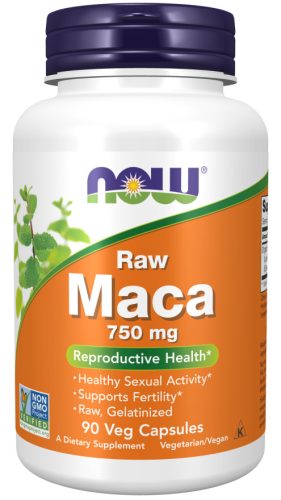 Now Foods Maca 750mg Raw 90 Veg Capsules 90 Kapszula