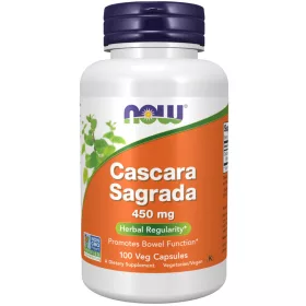   Now Foods Cascara Sagrada 450mg 100 Veg Capsules 100 Kapszula