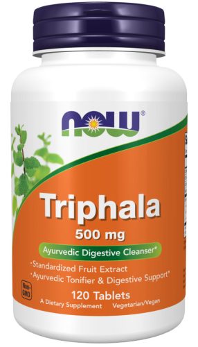 Now Foods Triphala 500mg 120 Tablets 120 Tabletta