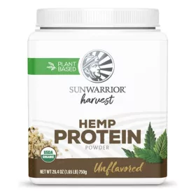   Sunwarrior Organic Hemp Protein Powder 750g Unflavored (Ízesítetlen)