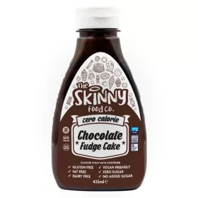   Skinny Foods Syrup Zero Calorie 425ml Chocolate Fudge Cake (Csokoládé Torta)