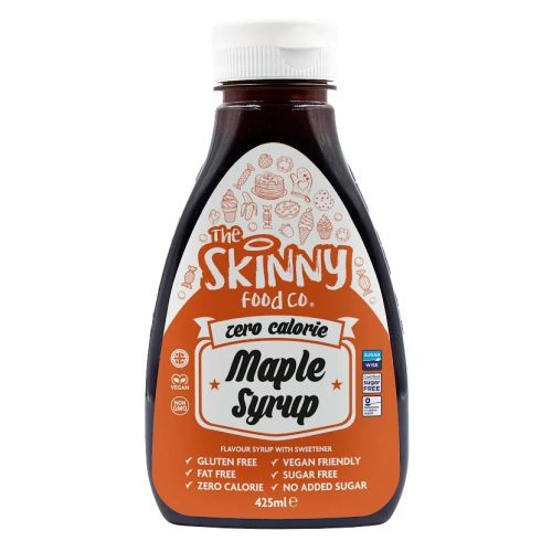 Skinny Foods Syrup Zero Calorie 425ml Maple Syrup (Juharszirup)