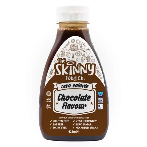 Skinny Foods Syrup Zero Calorie 425ml Chocolate Flavour (Csokoládé)