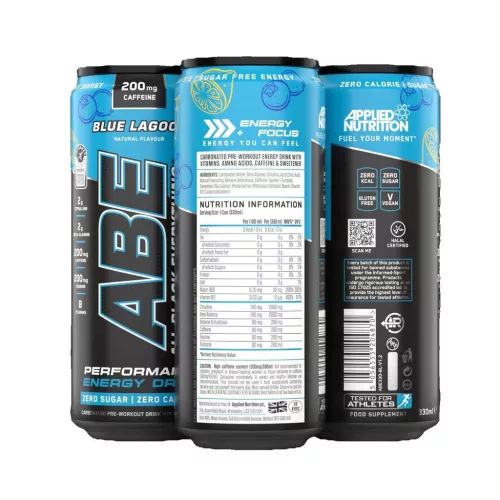 Applied Nutrition ABE RTD 330ml Blue Lagoon (Kék Lagúna)
