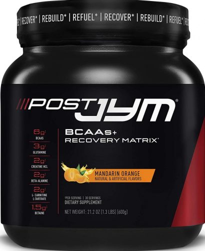 JYM Supplement Science Post JYM BCAA+ Recovery Matrix 600g Natural Lemon Lime (Citrom)