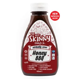   Skinny Foods Sauce Virtually Zero 425ml Honey BBQ (Mézes BBQ)