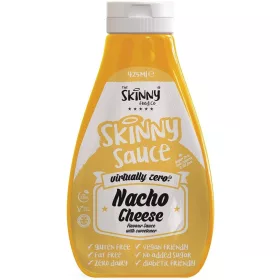   Skinny Foods Sauce Virtually Zero 425ml Nacho Cheese (Nacho Sajtszósz)