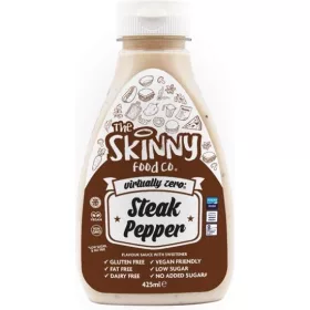   Skinny Foods Sauce Virtually Zero 425ml Steak Pepper (Steak Borsos)