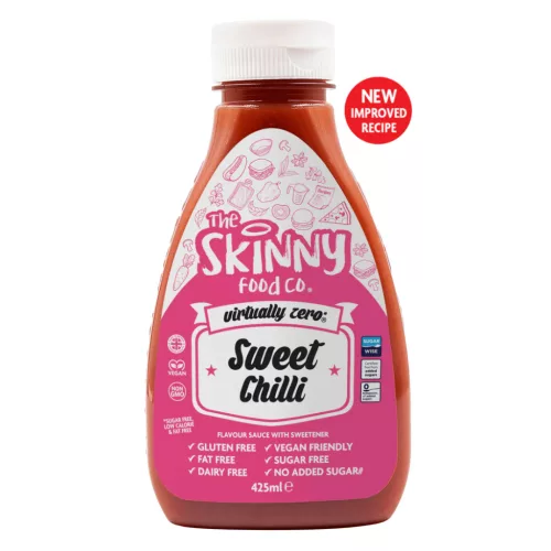 Skinny Foods Sauce Virtually Zero 425ml Sweet Chili (Édes Chilis)