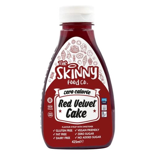 Skinny Foods Syrup Zero Calorie 425ml Red Velvet Cake (Vörösbársony Torta)