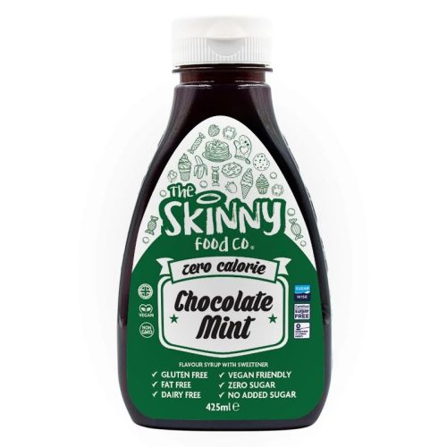 Skinny Foods Syrup Zero Calorie 425ml Chocolate Mint (Csokoládé Menta)
