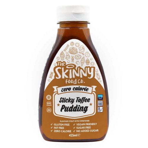 Skinny Foods Syrup Zero Calorie 425ml Sticky Toffee Pudding ( Ragacsos Puding)