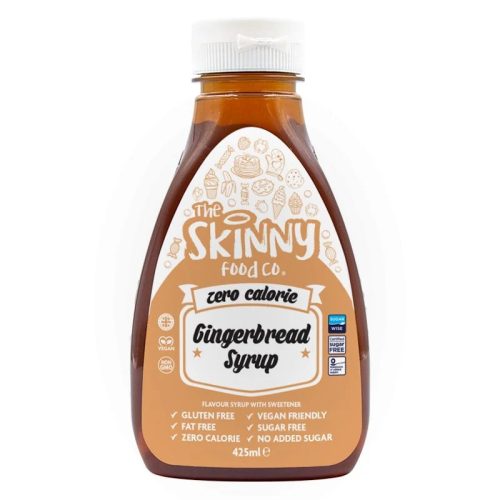 Skinny Foods Syrup Zero Calorie 425ml Gingerbread Syrup (Mézeskalács)