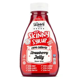   Skinny Foods Syrup Zero Calorie 425ml Strawberry Jelly (Eper)