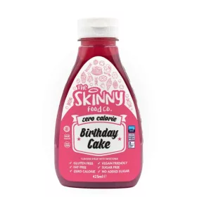   Skinny Foods Syrup Zero Calorie 425ml Birthday Cake (Születésnapi Torta)