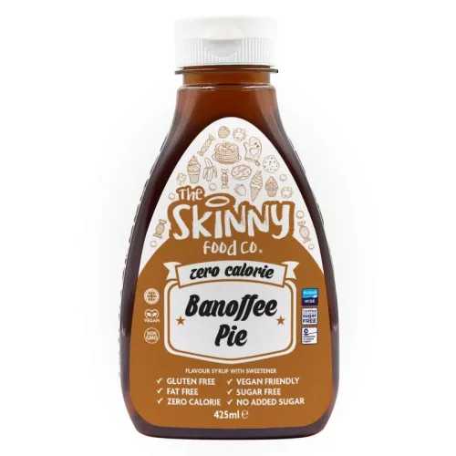 Skinny Foods Syrup Zero Calorie 425ml Banoffee Pie (Banános Pite)