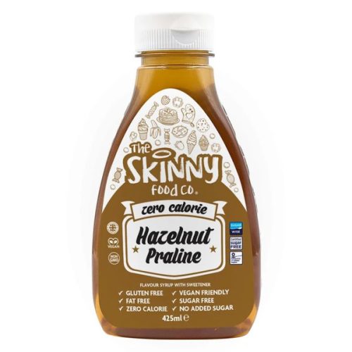 Skinny Foods Syrup Zero Calorie 425ml Hazelnut Praline (Mogyoró Praliné)