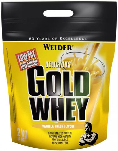 Weider Gold Whey 2000g Vanilla (Vanília)