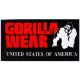 Gorilla Wear Functional Gym Towel Törölköző Black/Red (Fekete/Piros)