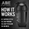 Applied Nutrition ABE Bullet Shaker 500ml Black (Fekete)