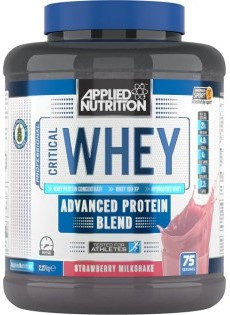 Applied Nutrition Critical Whey 2000g Strawberry Milkshake (Eper)