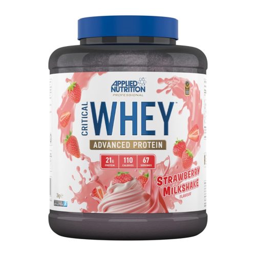 Applied Nutrition Critical Whey 2000g Strawberry Milkshake (Eper)