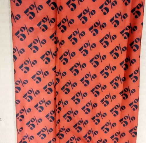 5% Nutrition Neck Gaiter Red (Piros)