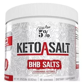   5% Nutrition Keto aSALT with goBHB Salts 252g Cherry Lemonade (Cseresznye Limonádé)