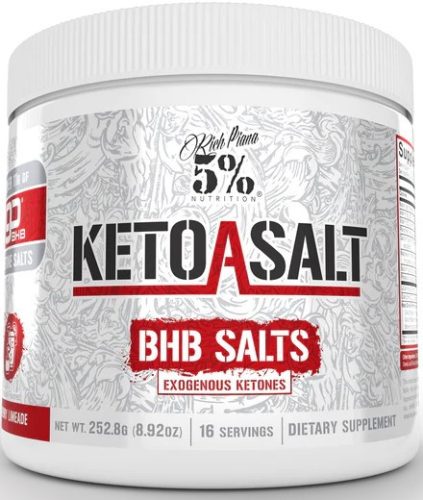 5% Nutrition Keto aSALT with goBHB Salts 252g Cherry Lemonade (Cseresznye Limonádé)
