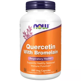   Now Foods Quercetin with Bromelain 240 Veg Capsules 240 Kapszula